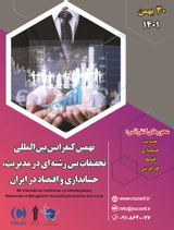 ارتباط اجزاء نقدی سود، پایداری سود براحتمال (پیش بینی) ورشکستگی شرکتهای پذیرفتهشده در بازار اوراق بهادار تهران