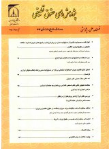 شرایط ایجاد و امکان اجرای حق حبس در تعهدات منفی قراردادی
(مطالعه تطبیقی در حقوق مدنی افغانستان و ایران)